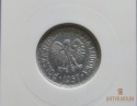 1 zł 1957 aluminium MS 65 skrętka 10%