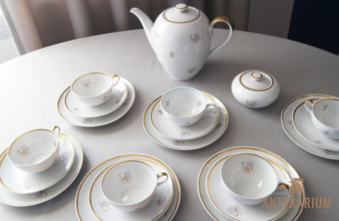 Porcelanowy zestaw do herbaty lata 50/60
