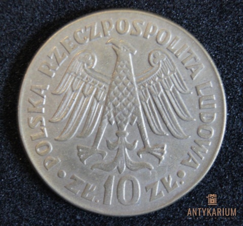 10zł Kazimierz Wielki napis wklęsły MN /489/