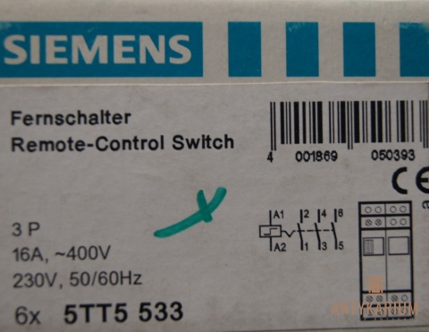 Przekaźnik zdalny bistabilny 5TT5 533 Siemens 16A