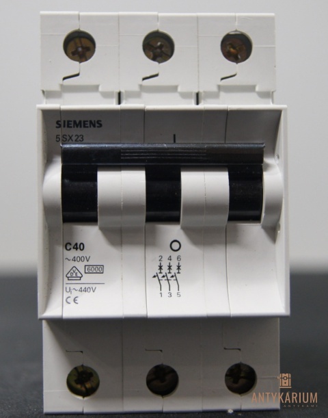 Wyłącznik bezpiecznik SIEMENS 5SX2 340-7 3Pol B40