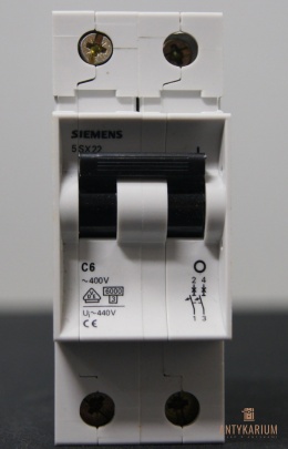 Wyłącznik bezpiecznik Siemens 5sx2 206-7 C6