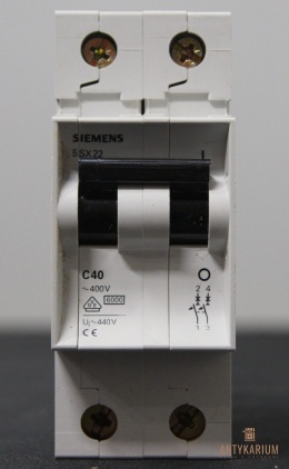 Wyłącznik bezpiecznik SIEMENS 5SX2 240-7 2Pol C40