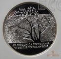 65 rocznica powstania w Getcie Warszawskim 20 zł mennicza PR 70