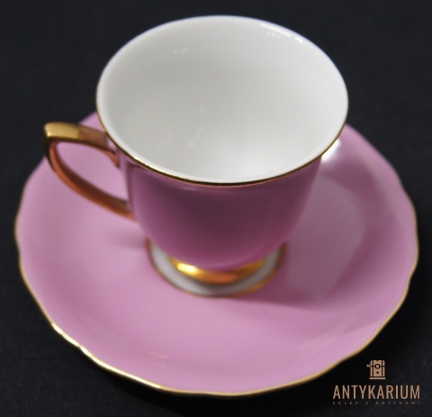 Filiżanka Porcelana Loucky Windsor lata 50 Mokka