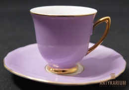 Filiżanka Porcelana Loucky Windsor lata 50 Mokka