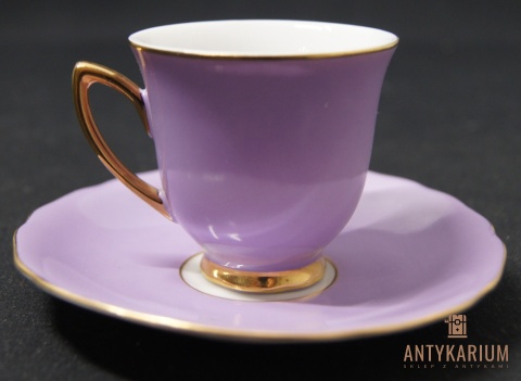 Filiżanka Porcelana Loucky Windsor lata 50 Mokka