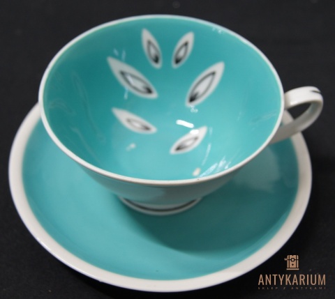 Filiżanka porcelana Lettin Miętowa
