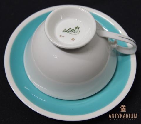 Filiżanka porcelana Lettin Miętowa