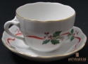 Filiżanka porcelana bogato zdobiona Bohemia