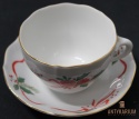 Filiżanka porcelana bogato zdobiona Bohemia