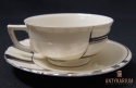 Filiżanka porcelana bogato zdobiona lata 1930 Art Deco