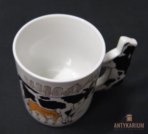 Kubek Porcelana Sandra Rich krowa z cielaczkiem