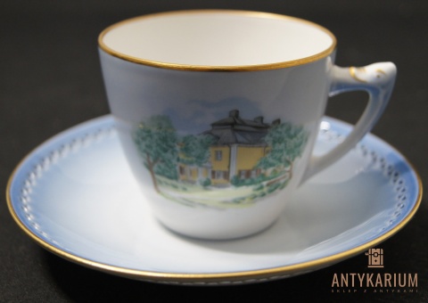 Stara Filiżanka Porcelanowa Dania