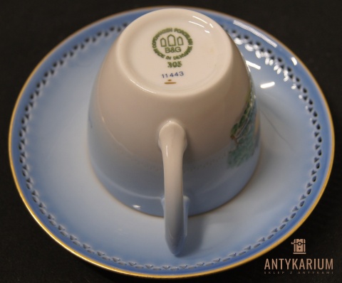 Stara Filiżanka Porcelanowa Dania