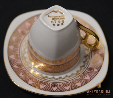 Stara Filiżanka Porcelanowa Mitterteich
