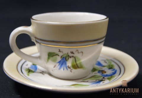 Stara Filiżanka Porcelanowa ręcznie malowana Dania