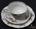 Trio Stara Porcelana filiżanka Chodzież złocona róża