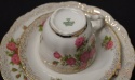 Trio Stara Porcelana filiżanka złocenia róża