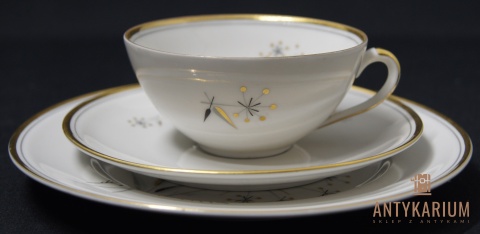 Trio Stara Porcelana złocenia