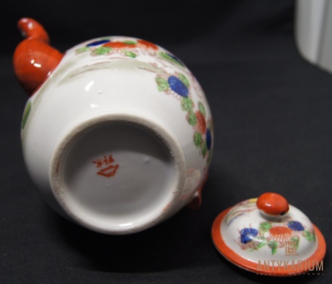 Porcelanowy serwis do herbaty JAPONIA KANJI 1920r.