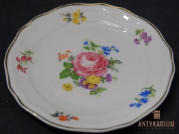 Stary talerz deserowy schirnding porcelana