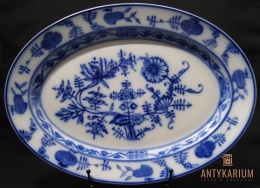 Talerz półmisek porcelana Villeroy & Boch Dresden 1900r duży 38cm