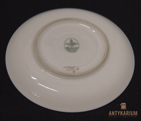 Talerz spodek porcelana Hohenberg 1901r/1933r.