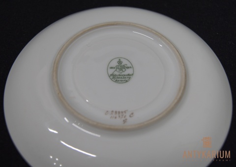 Talerz spodek porcelana Hohenberg 1901r/1933r.