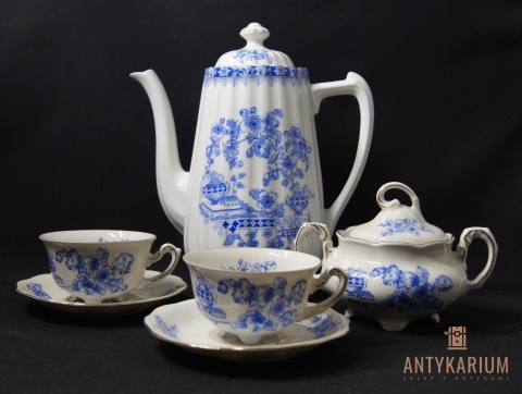 Zestaw do herbaty porcelana Charlotte
