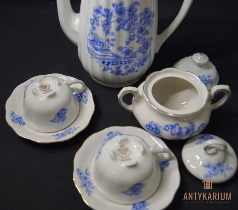 Zestaw do herbaty porcelana Charlotte