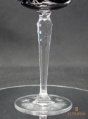 Remer stary rubinowy kryształowy kieliszek do wina 19,5cm