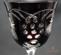 Remer stary rubinowy kryształowy kieliszek do wina 22cm