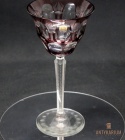 Remer stary burgundowy kryształowy kieliszek do wina 19,5cm