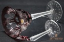 Remer stary burgundowy kryształowy kieliszek do wina 19,5cm
